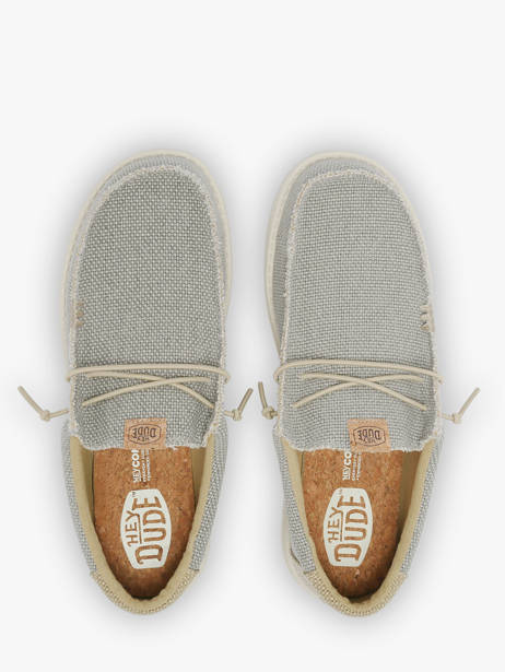 Mocassins Wally Braided Hey dude Bleu men 40003 vue secondaire 4