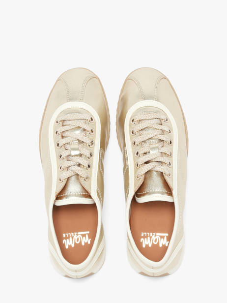 Sneakers In Leather Mam'zelle Gold women CSGLO37 other view 3