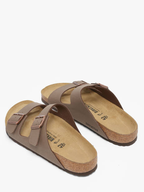 Slippers Arizona Birkenstock Brown men 151181 other view 2