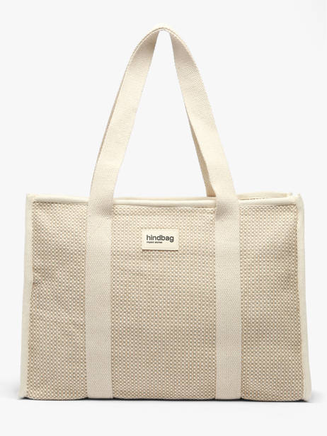 Shoulder Bag Tressage Cotton Hindbag Beige tressage TS