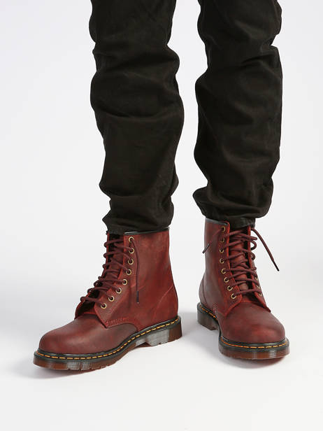 Boots 1460 In Leather Dr martens Brown men 11822609 other view 1