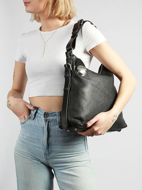 Shoulder Bag Vintage Leather Paul marius Black vintage ELLIOTHB other view 1