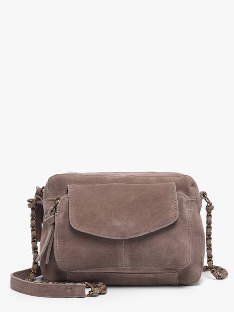 Sac Bandoulière Naina Cuir Pieces Marron naina 17100639