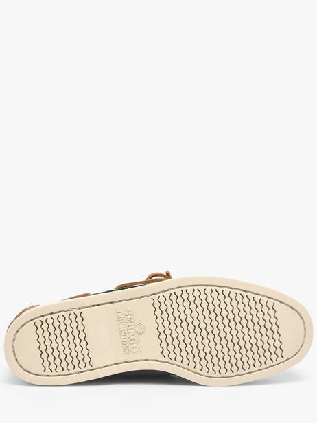 Boat Shoes In Leather Sebago Multicolor men 7111M2W other view 4