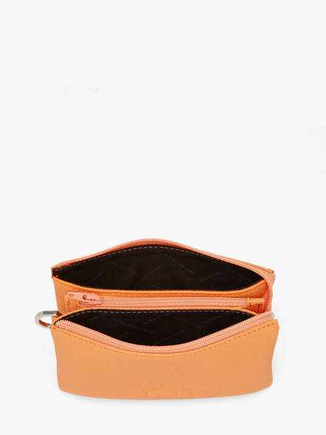 2-compartment Original Leather N Pouch Nathan baume Orange original n 283N other view 1