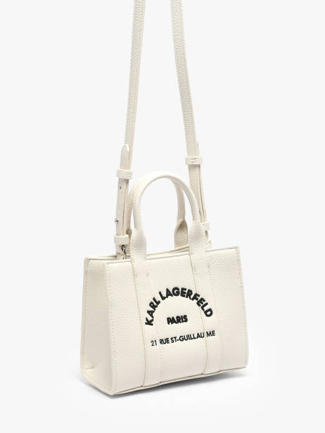 Xs Leather Rsg Crossbody Bag Karl lagerfeld White rsg B1W30042 other view 2