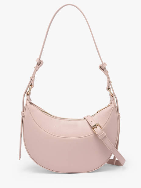 Sac Porté épaule Saffiano Miniprix Rose saffiano F8583 vue secondaire 3