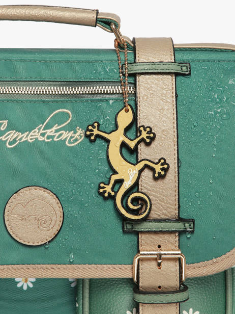 Sac à Dos 3 Compartiments Cameleon Vert vintage fantasy PBVGSD39 vue secondaire 6