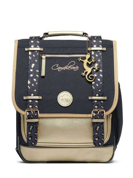 3-compartment Backpack Cameleon Blue vintage fantasy PBVGSD39 other view 7