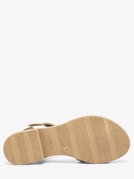 Sandales En Cuir Gabor Blanc women 61 vue secondaire 4