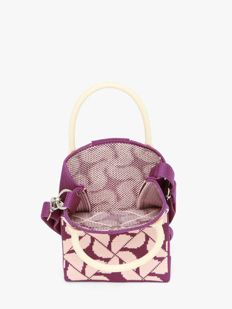 Sac Bandoulière Phonebag Polyester Miniprix Violet phonebag P203 vue secondaire 2