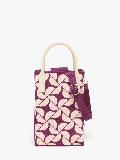 Sac Bandoulière Phonebag Polyester Miniprix Violet phonebag P203 vue secondaire 3