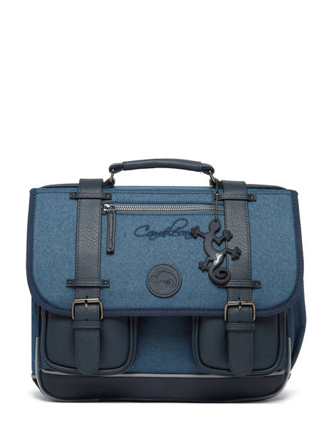 Cartable 2 Compartiments Cameleon Bleu vintage color CA146Q vue secondaire 7