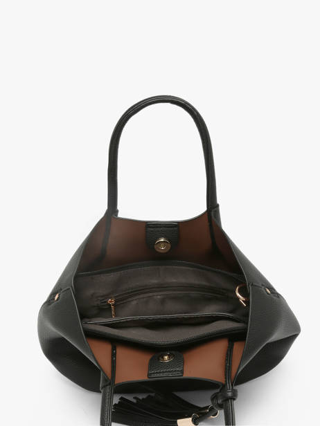 Sac Porté Main Grained Miniprix Noir grained F9947 vue secondaire 2