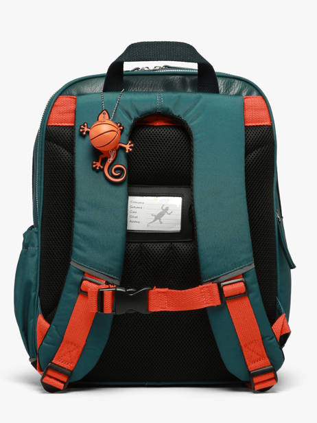 Sac à Dos 2 Compartiments Cameleon Orange vintage urban SO40 vue secondaire 5