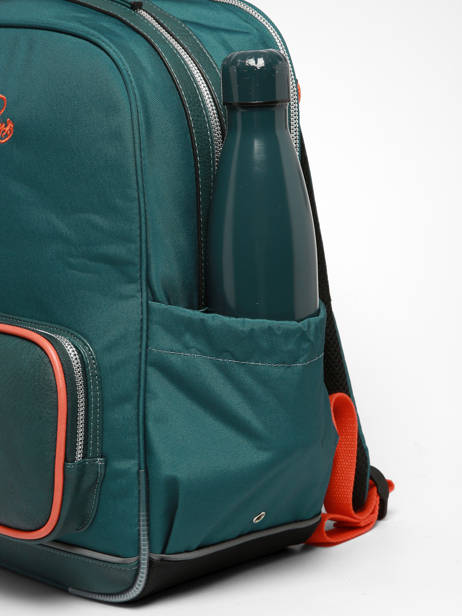 Sac à Dos 2 Compartiments Cameleon Orange vintage urban SO40 vue secondaire 6