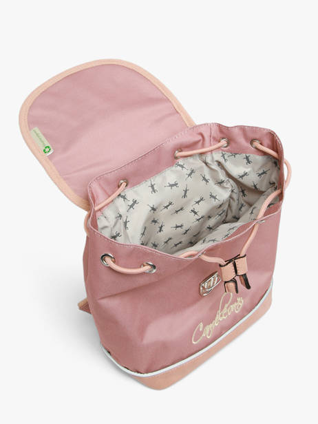 Sac à Dos 1 Compartiment Cameleon Rose vintage fantasy SD25 vue secondaire 4