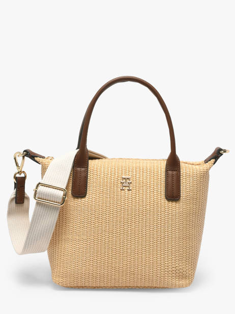 Sac Bandoulière Popette Polyurethane Tommy hilfiger Marron popette AW18523