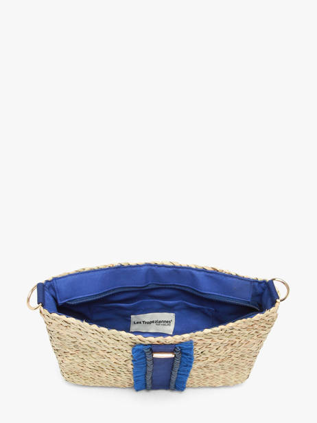 Sac Bandoulière Monaco Paille Les tropeziennes Beige monaco TZ02 vue secondaire 3