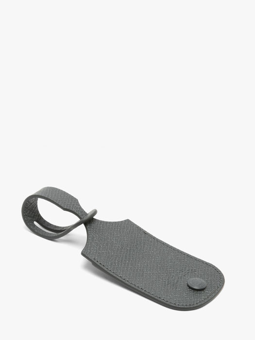Longchamp Porte-clés cuir pliage one Etui passeport Gris
