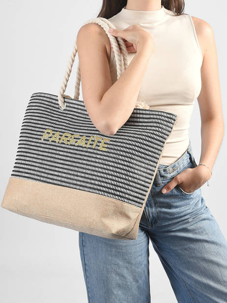 Sac Porté épaule Plage Polyester Gerard pasquier Noir plage P26095 vue secondaire 1
