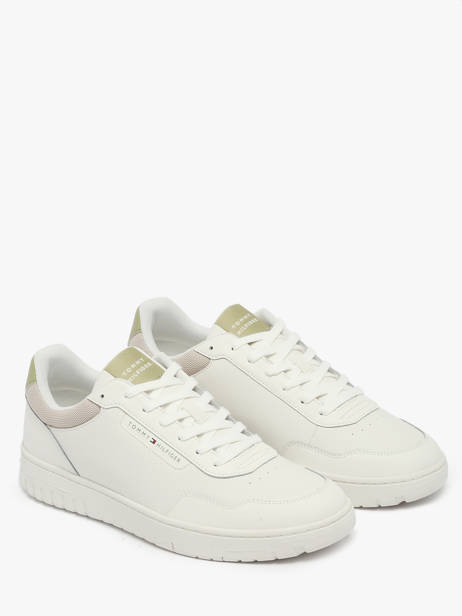 Sneakers En Cuir Tommy hilfiger Blanc men 5868YBL vue secondaire 2