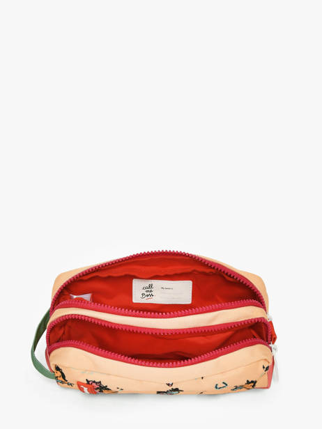 Trousse 2 Compartiments Cool Kids Hello hossy Marron cool kids P vue secondaire 1