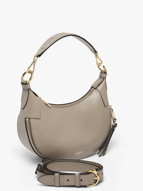 Sac Bandoulière Origami Cuir Lancel Gris origami A13313 vue secondaire 1