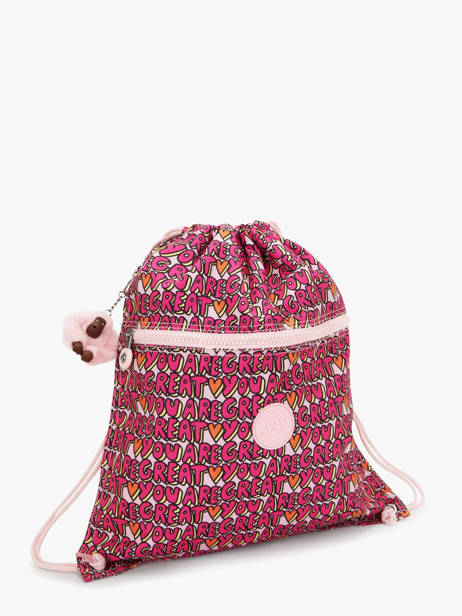 Sac De Sport Supertaboo Kipling Rose back to school KI5637 vue secondaire 2