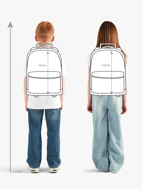 Sac A Dos à Roulettes 1 Compartiment Rip curl Bleu mixed 53WBA vue secondaire 1