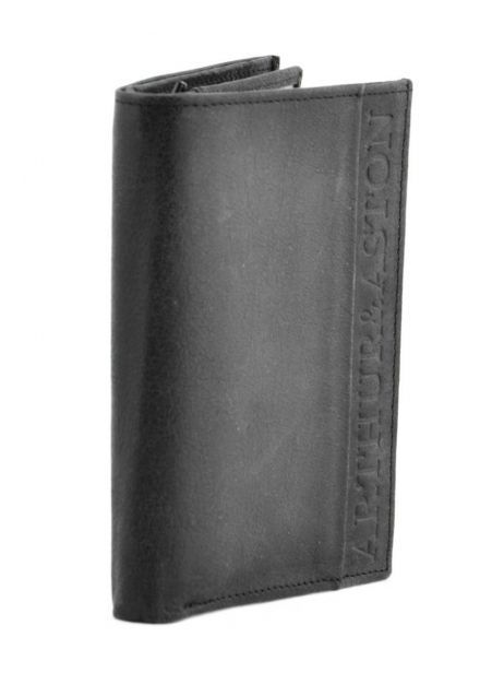 Portefeuille Diego Cuir Arthur & aston Noir diego 1438-800 vue secondaire 1