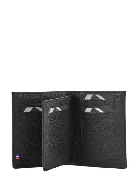 Portefeuille/ Porte-cartes Cuir Etrier Noir madras EMAD248 vue secondaire 1