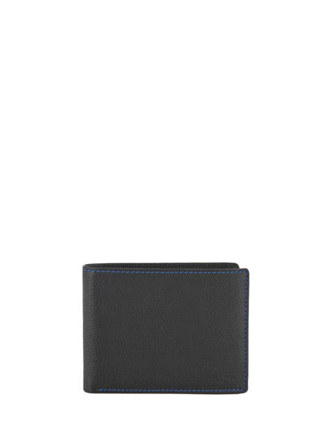 Portefeuille Horizontal ZippÃ© Charles Cuir Le tanneur Noir charles TCHA3310
