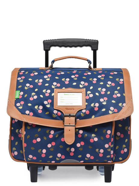 Cartable Ã  Roulettes 2 Compartiments Tann's Bleu les fantaisies f 42242