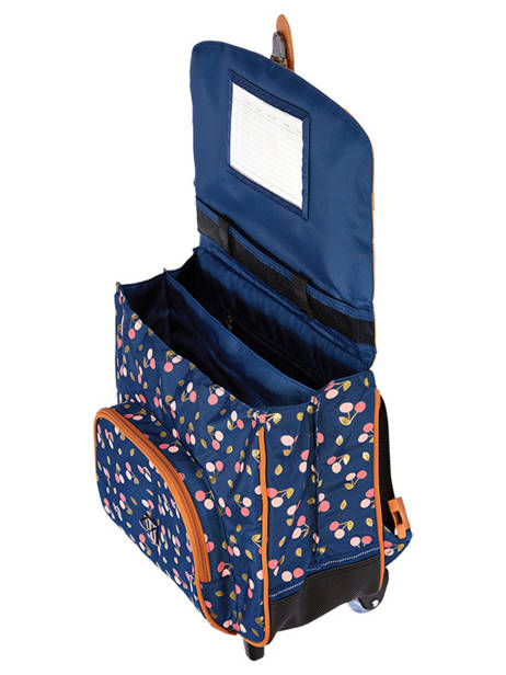 Cartable Ã  Roulettes 2 Compartiments Tann's Bleu les fantaisies f 42242 vue secondaire 2