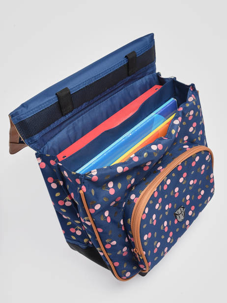 Cartable Ã  Roulettes 2 Compartiments Tann's Bleu les fantaisies f 42242 vue secondaire 3