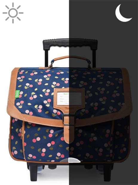 Cartable Ã  Roulettes 2 Compartiments Tann's Bleu les fantaisies f 42242 vue secondaire 6