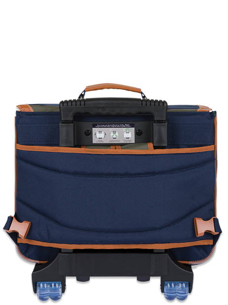 Cartable Ã  Roulettes 2 Compartiments Tann's Vert les fantaisies g 42127 vue secondaire 4
