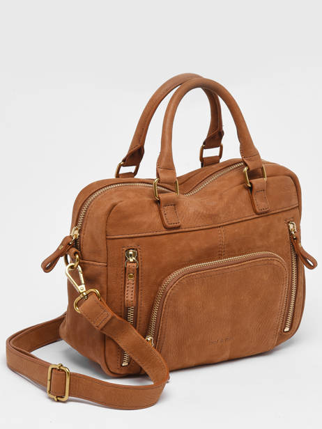 Sac Bandoulière Baby Macy Cuir Nat et nin Marron vintage BABYMACY vue secondaire 2