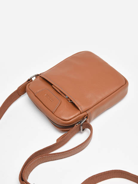 Sac BandouliÃ¨re S FoulonnÃ© Cuir Etrier Marron foulonne EFOU729S vue secondaire 1