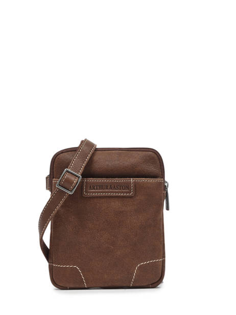 Sac BandouliÃ¨re Arthur & aston Marron marco 6