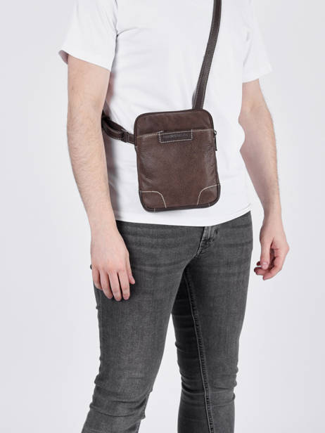 Sac BandouliÃ¨re Arthur & aston Marron marco 6 vue secondaire 1
