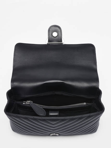 Sac PortÃ© Ã©paule Love Bag Quilt Cuir Pinko Noir love bag quilt A0GK vue secondaire 3
