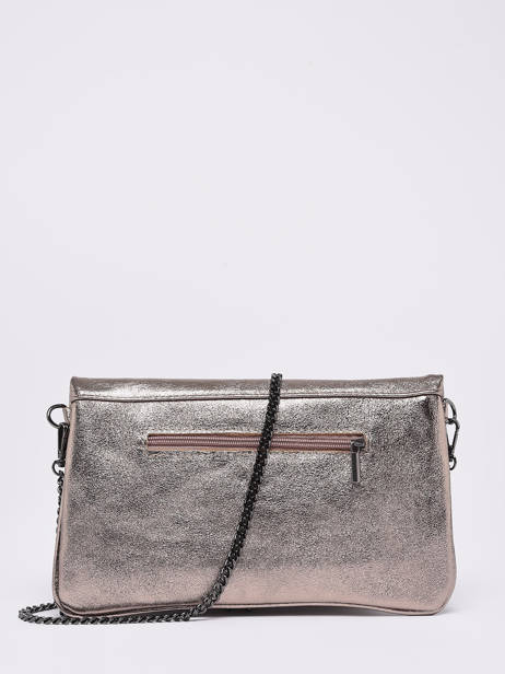 Sac BandouliÃ¨re Nine Cuir Milano Marron nine NI22112N vue secondaire 4
