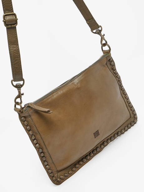 Sac BandouliÃ¨re Heritage Cuir Biba Vert heritage POR2L vue secondaire 2