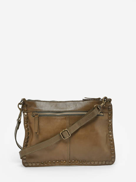Sac BandouliÃ¨re Heritage Cuir Biba Vert heritage POR2L vue secondaire 4
