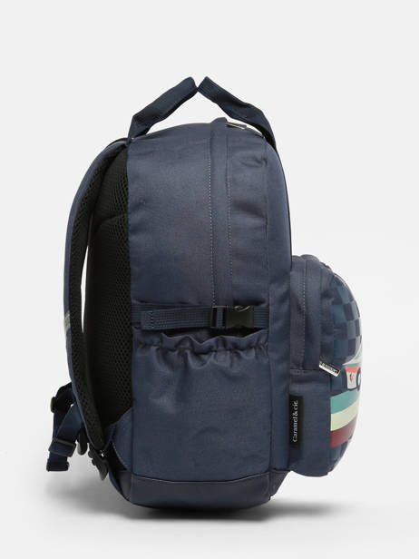 Sac Ã  Dos Caramel et cie Bleu fier GA vue secondaire 2